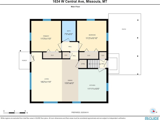 1634 W Central Ave, Missoula, MT 59801 - property floor plan
