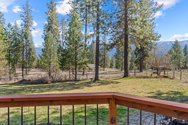 538 Bighorn Dr, Thompson Falls, MT 59873 - view of yard with a fenced backyard
