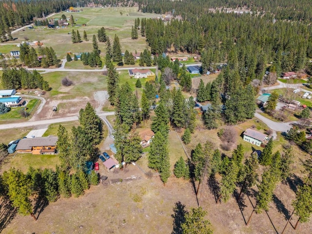 538 Bighorn Dr, Thompson Falls, MT 59873 - bird's eye view featuring a forest view
