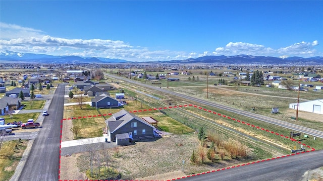 3774 Juliet Dr, Helena, MT 59602 - birds eye view of property featuring a mountain view