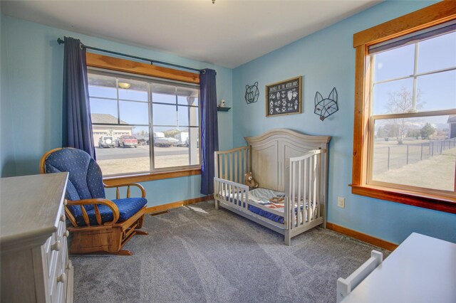 3774 Juliet Dr, Helena, MT 59602 - bedroom featuring a nursery area, carpet, and baseboards