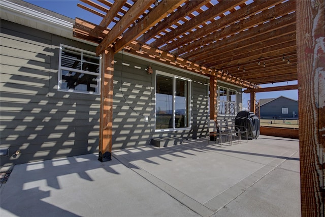 3774 Juliet Dr, Helena, MT 59602 - view of patio featuring grilling area and a pergola