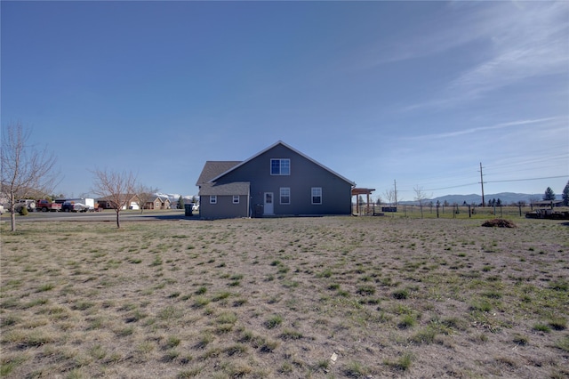 3774 Juliet Dr, Helena, MT 59602 - exterior space with a mountain view and fence