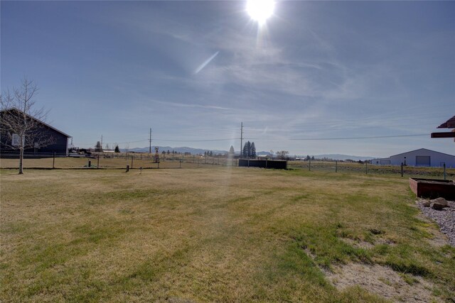 3774 Juliet Dr, Helena, MT 59602 - view of yard with fence and a rural view