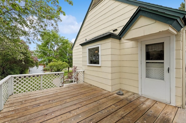 14668 Shore Acres Dr, Bigfork, MT 59911 - view of wooden deck