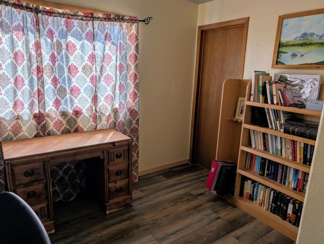 2599 Pike Dr, East Helena, MT 59635 - office space with baseboards and dark wood-style floors
