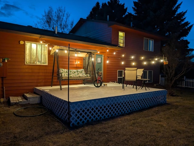 2599 Pike Dr, East Helena, MT 59635 - back of house with a deck