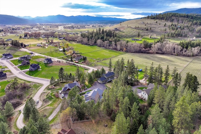 15022 Romulus Ln, Frenchtown, MT 59834 - aerial overview of property's location featuring mountains