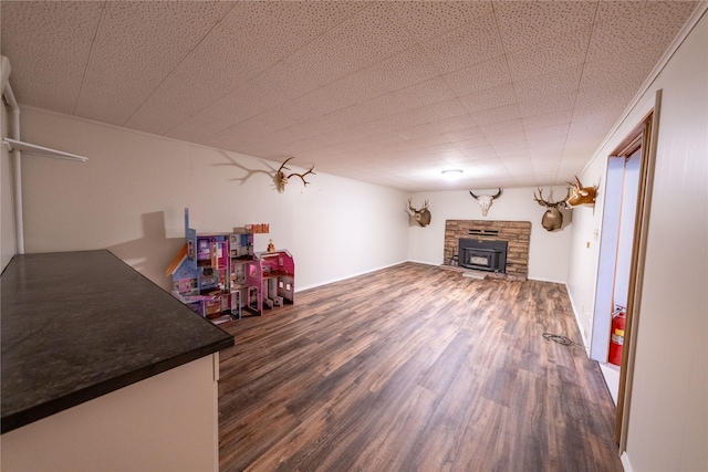 139 Highwood Dr, Libby, MT 59923 - living area featuring dark wood-type flooring