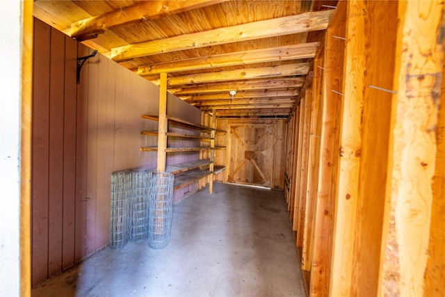 139 Highwood Dr, Libby, MT 59923 - basement featuring wooden walls
