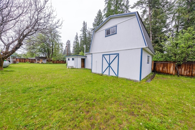 139 Highwood Dr, Libby, MT 59923 - view of yard with a barn and an outbuilding