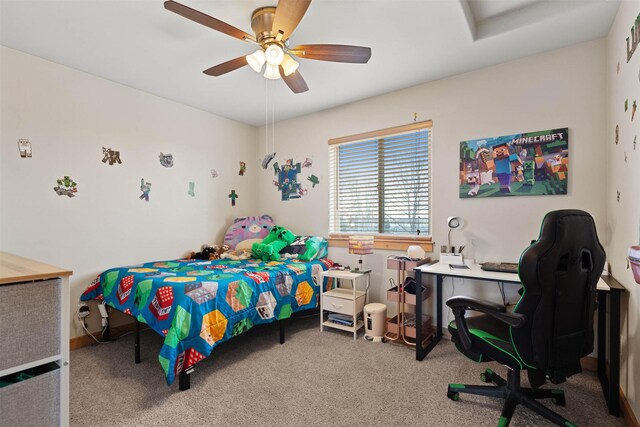 1101 E Gallatin Ave, Belgrade, MT 59714 - carpeted bedroom with ceiling fan