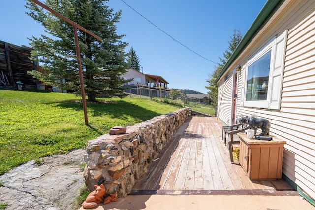 714 Rosalind St, Philipsburg, MT 59858 - view of wooden deck