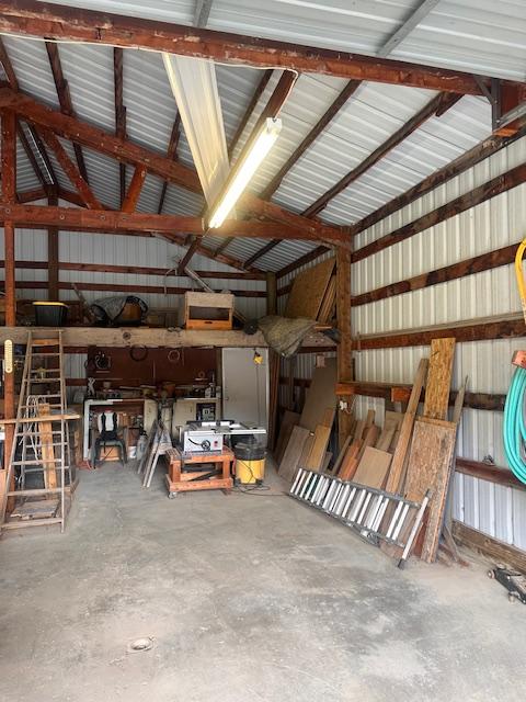 708 Johnson Ln, Superior, MT 59872 - garage featuring metal wall