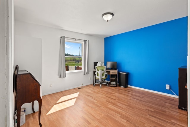32306 St Ignatius Airport Rd, Saint Ignatius, MT 59865 - office with wood finished floors and baseboards