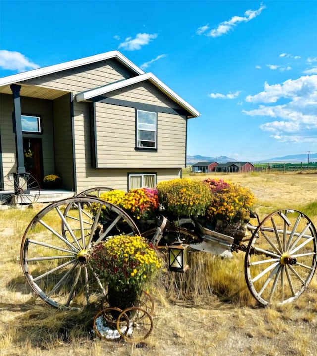 view of side of property