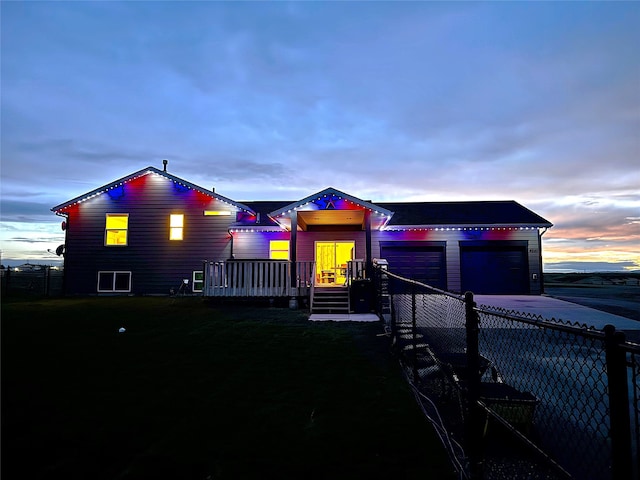 4645 Sea Ray Rd, Helena, MT 59602 - view of front of property with an attached garage and driveway