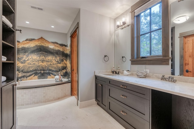 30 Bear Dance Vlg, Bigfork, MT 59911 - bathroom featuring vanity and a bath
