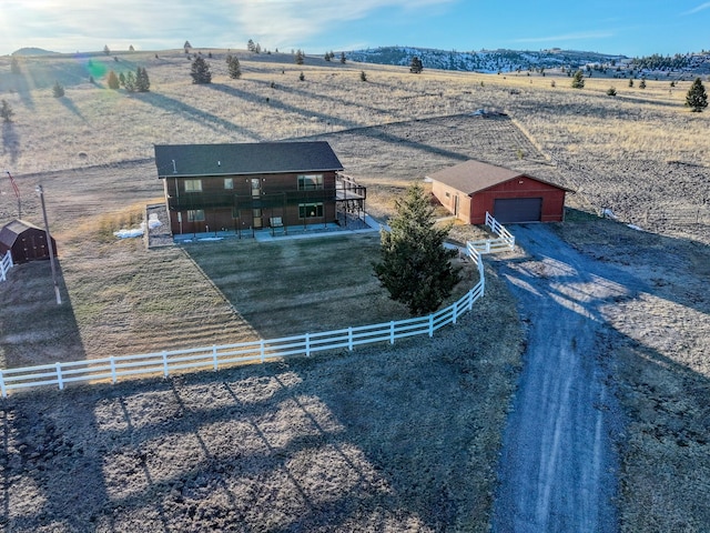 3600 Fairmont Rd, Anaconda, MT 59711 - drone / aerial view featuring a rural view