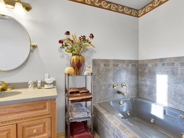 3600 Fairmont Rd, Anaconda, MT 59711 - full bathroom with vanity and a tub with jets