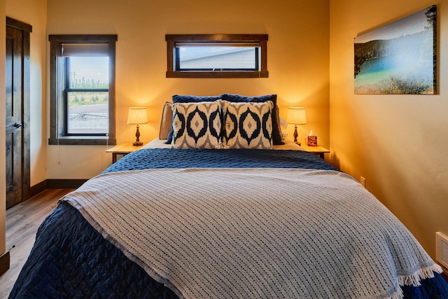2360 Mt Highway 206, Columbia Falls, MT 59912 - bedroom with wood finished floors and baseboards