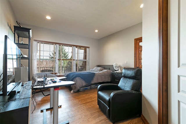 2200 Rafferty Ln, Missoula, MT 59804 - bedroom with light wood-style flooring and recessed lighting
