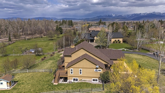 2200 Rafferty Ln, Missoula, MT 59804 - overview of rural landscape with a mountain backdrop