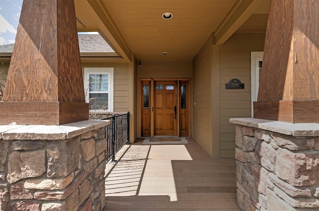 2200 Rafferty Ln, Missoula, MT 59804 - doorway to property with a porch