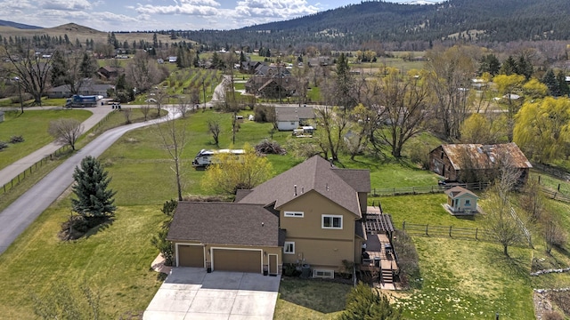 2200 Rafferty Ln, Missoula, MT 59804 - aerial view of property's location featuring mountains