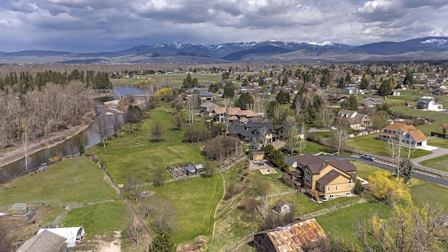 2200 Rafferty Ln, Missoula, MT 59804 - aerial view of property and surrounding area featuring a water and mountain view