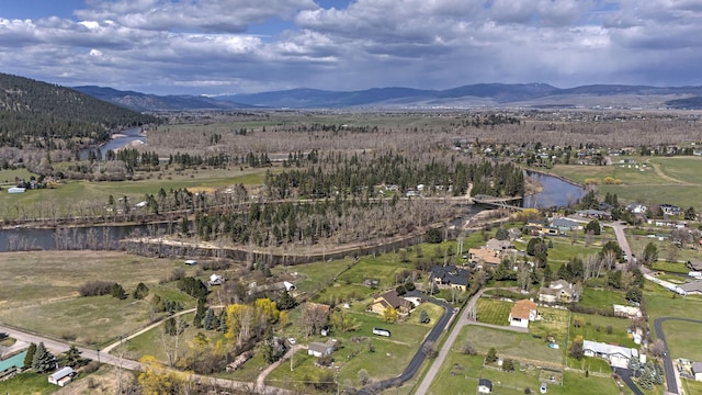 2200 Rafferty Ln, Missoula, MT 59804 - aerial view of property and surrounding area with a water and mountain view