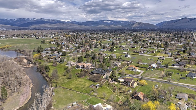 2200 Rafferty Ln, Missoula, MT 59804 - aerial view of property's location with a water and mountain view