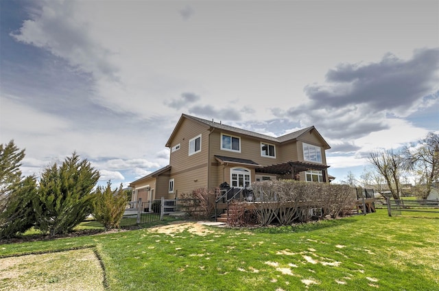 2200 Rafferty Ln, Missoula, MT 59804 - rear view of property with a deck