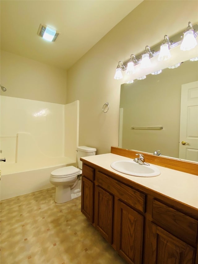 5055 Jordan Ct, Missoula, MT 59803 - full bath featuring tile patterned floors, vanity, and shower / bath combination