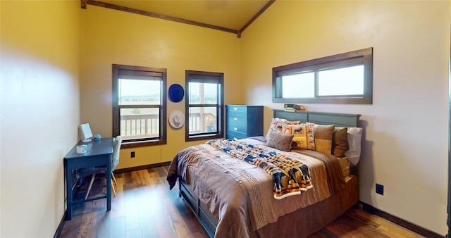87 Velvet Grv, Eureka, MT 59917 - bedroom with crown molding and wood finished floors