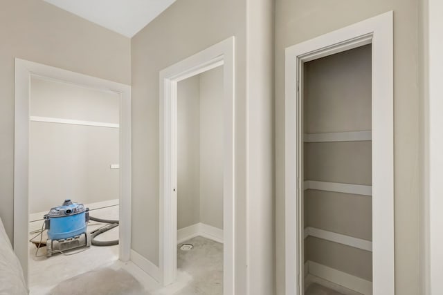 view of closet
