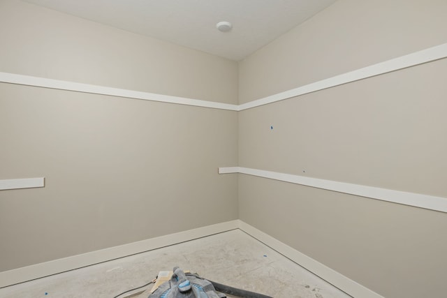 view of storage room