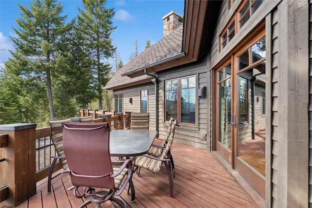 231 Arrowhead Dr, Whitefish, MT 59937 - deck with outdoor dining area