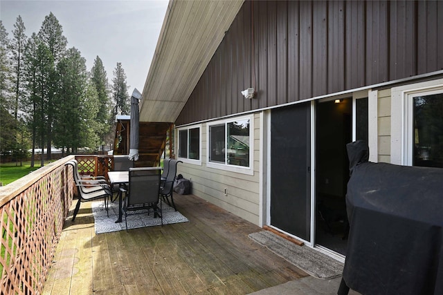57 Fir St, Trout Creek, MT 59874 - deck with outdoor dining area