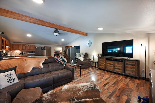 57 Fir St, Trout Creek, MT 59874 - living area with wood finished floors and recessed lighting