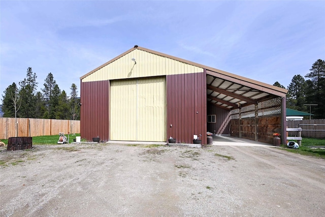57 Fir St, Trout Creek, MT 59874 - view of pole building featuring fence