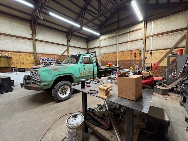 57 Fir St, Trout Creek, MT 59874 - garage with a workshop area