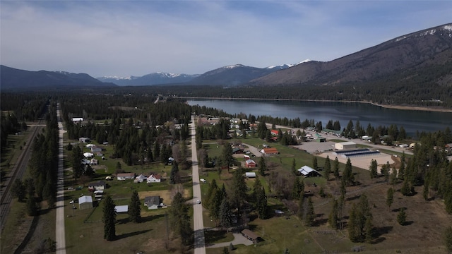 57 Fir St, Trout Creek, MT 59874 - view of property location with a water and mountain view and a heavily wooded area