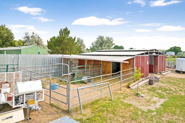 view of stable
