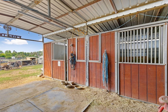 view of stable