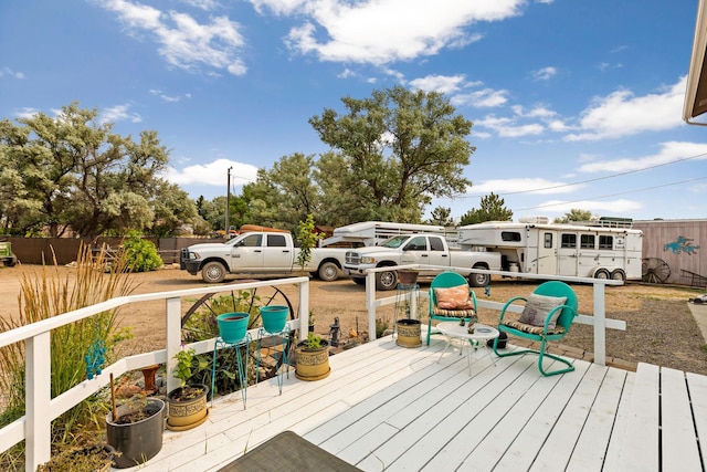 view of deck