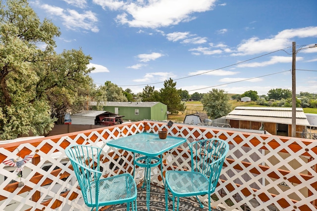view of patio / terrace with fence
