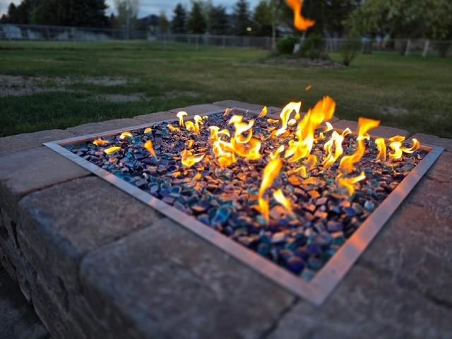 3469 Birkland Dr, Helena, MT 59602 - exterior view of an outdoor fire pit