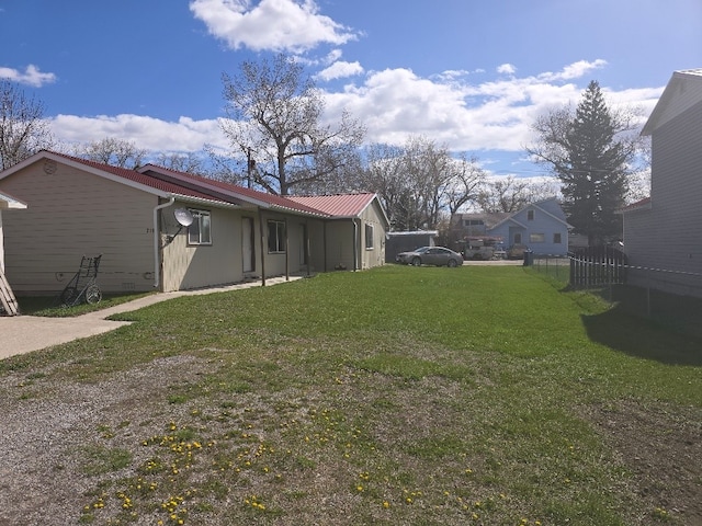 view of yard