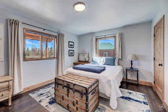 3570 Juniper Dr, Helena, MT 59602 - bedroom featuring dark wood-type flooring